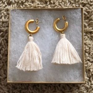 Made well tassel earrings